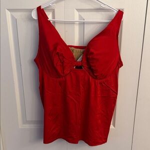Cacique Vibrant Red Swimwear - top only